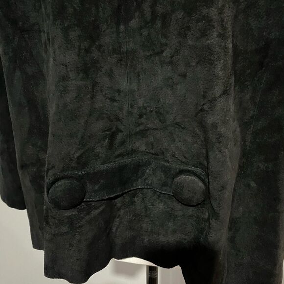 Terry Lewis Classic Luxuries sz 2X suede swing jacket with pink satin lining EUC - Picture 11 of 15